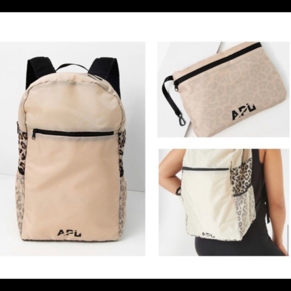 08 APL Packable Backpack Leopard - Picture 2 of 13